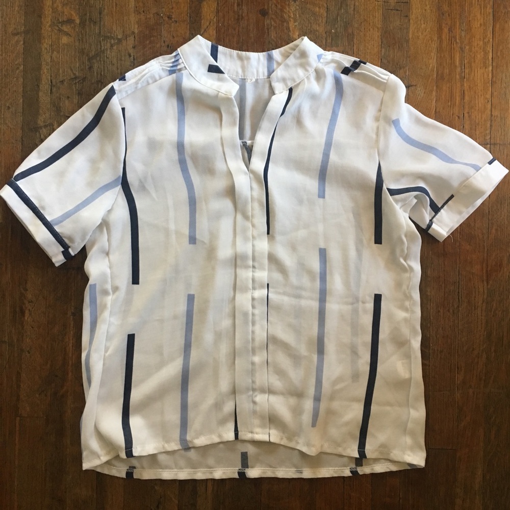 Shein short sleeve blouse